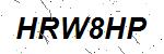 CAPTCHA verification image containing distorted text characters