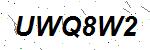 CAPTCHA verification image containing distorted text characters