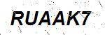 CAPTCHA verification image containing distorted text characters