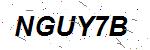 CAPTCHA verification image containing distorted text characters