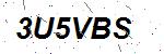 CAPTCHA verification image containing distorted text characters
