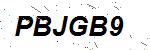 CAPTCHA verification image containing distorted text characters