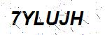 CAPTCHA verification image containing distorted text characters