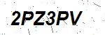 CAPTCHA verification image containing distorted text characters