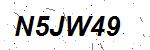 CAPTCHA verification image containing distorted text characters