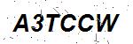 CAPTCHA verification image containing distorted text characters