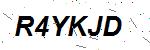 CAPTCHA verification image containing distorted text characters