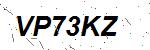 CAPTCHA verification image containing distorted text characters