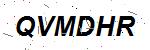 CAPTCHA verification image containing distorted text characters