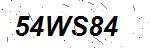 CAPTCHA verification image containing distorted text characters