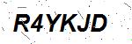 CAPTCHA verification image containing distorted text characters
