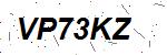 CAPTCHA verification image containing distorted text characters