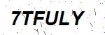 CAPTCHA verification image containing distorted text characters