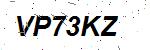 CAPTCHA verification image containing distorted text characters