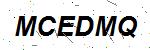 CAPTCHA verification image containing distorted text characters