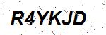 CAPTCHA verification image containing distorted text characters