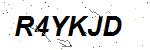 CAPTCHA verification image containing distorted text characters