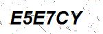 CAPTCHA verification image containing distorted text characters
