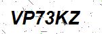 CAPTCHA verification image containing distorted text characters