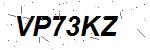 CAPTCHA verification image containing distorted text characters