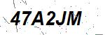 CAPTCHA verification image containing distorted text characters