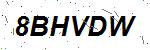 CAPTCHA verification image containing distorted text characters