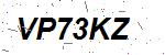 CAPTCHA verification image containing distorted text characters