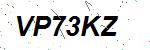 CAPTCHA verification image containing distorted text characters