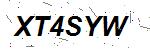 CAPTCHA verification image containing distorted text characters