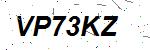 CAPTCHA verification image containing distorted text characters