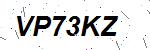 CAPTCHA verification image containing distorted text characters