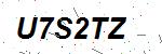 CAPTCHA verification image containing distorted text characters