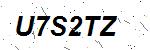 CAPTCHA verification image containing distorted text characters