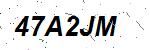 CAPTCHA verification image containing distorted text characters