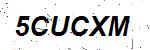 CAPTCHA verification image containing distorted text characters