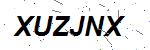 CAPTCHA verification image containing distorted text characters