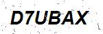 CAPTCHA verification image containing distorted text characters