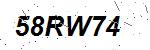 CAPTCHA verification image containing distorted text characters