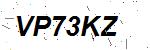 CAPTCHA verification image containing distorted text characters