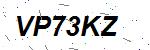 CAPTCHA verification image containing distorted text characters