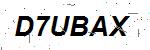 CAPTCHA verification image containing distorted text characters