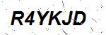 CAPTCHA verification image containing distorted text characters