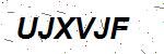 CAPTCHA verification image containing distorted text characters