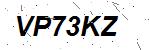 CAPTCHA verification image containing distorted text characters