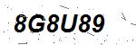 CAPTCHA verification image containing distorted text characters