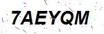 CAPTCHA verification image containing distorted text characters