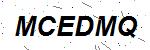 CAPTCHA verification image containing distorted text characters