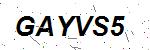 CAPTCHA verification image containing distorted text characters
