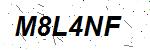 CAPTCHA verification image containing distorted text characters