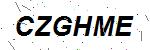 CAPTCHA verification image containing distorted text characters